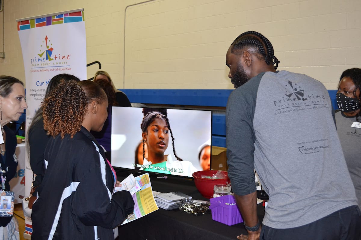 Delray Beach Parks and Recreation Continues Partnership with Prime Time at the 2024 Resource Fair